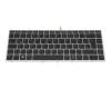 Keyboard DE (german) black/silver with backlight original suitable for HP 17-by0000