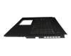 Keyboard DE (german) black/transparent with backlight original suitable for Asus FX707ZV