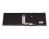 Keyboard DE (german) black/white/black matte with backlight original suitable for Schenker SME15AE21