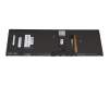 Keyboard DE (german) black with backlight (N85) original suitable for Mifcom SG7 Premium (P970RF) (ID: 10326)