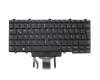 Keyboard DE (german) black with backlight and mouse-stick (dual point/track pointer lighting) suitable for Dell Latitude 14 (5490)