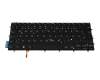 Keyboard DE (german) black with backlight original suitable for Dell Latitude 12 2in1 (7200)