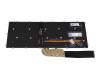 Keyboard DE (german) black with backlight original suitable for Dell Latitude 14 (3490)