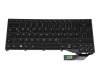 Keyboard DE (german) black with backlight original suitable for Fujitsu LifeBook U729