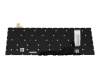 Keyboard DE (german) black with backlight original suitable for MSI GE66 11UH/UG/UE (MS-1543)