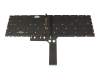 Keyboard DE (german) black with backlight original suitable for MSI GF75 Thin 10SCSXR/10SCSXK (MS-17F3)