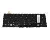 Keyboard DE (german) black with backlight original suitable for MSI GS66 Stealth 10UG/10UGZ (MS-16V3)