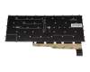 Keyboard DE (german) black with backlight original suitable for MSI Summit E13 Flip (MS-13P2)