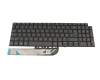 Keyboard DE (german) grey with backlight original suitable for Dell Latitude 15 (3510)