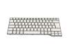 Keyboard DE (german) white/grey original suitable for Fujitsu LifeBook E744