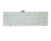 Keyboard DE (german) white original suitable for Toshiba Satellite Pro C850-1LZ