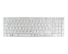 Keyboard DE (german) white/white original suitable for Toshiba Satellite C55-A-1L0