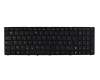 Keyboard FR (french) black/black matte original suitable for Asus K72JU