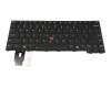 Keyboard US (english) black/black with backlight and mouse-stick original suitable for Lenovo ThinkPad L14 G6 (21S7)