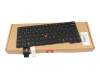 Keyboard US (english) black/black with backlight and mouse-stick original suitable for Lenovo ThinkPad L14 Gen 7 (21X7)