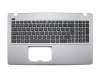 Keyboard incl. topcase BE (belgian) black/grey original suitable for Asus Pro P550CA