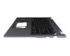 Keyboard incl. topcase CH (swiss) black/anthracite with backlight original suitable for Acer TravelMate Spin P4 (TMP414RN-55-TCO)