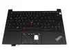 Keyboard incl. topcase CH (swiss) black/black with backlight and mouse-stick original suitable for Lenovo ThinkPad E14 Gen 2 (20TB)