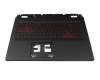 Keyboard incl. topcase CH (swiss) black/black with backlight original suitable for Acer Nitro 5 (AN517-43)