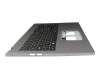 Keyboard incl. topcase CH (swiss) black/grey original suitable for Acer Aspire 5 (A515-58P)