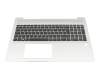 Keyboard incl. topcase CH (swiss) black/silver original suitable for HP ProBook 455R G6