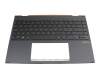 Keyboard incl. topcase CH (swiss) grey/grey with backlight original suitable for Asus ZenBook Flip S13 UX371EA