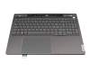 Keyboard incl. topcase CH (swiss) grey/grey with backlight original suitable for Lenovo ThinkBook 16p G4 IRH (21J8)