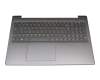 Keyboard incl. topcase DE (german) anthracite/anthracite original suitable for Medion Akoya P17603 (M17WKN)
