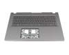 Keyboard incl. topcase DE (german) anthracite/anthracite with backlight original suitable for Acer Aspire 17 (A17-51M)