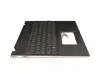Keyboard incl. topcase DE (german) anthracite/grey with backlight original suitable for HP Spectre x360 15-ch000