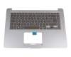 Keyboard incl. topcase DE (german) black/anthracite with backlight original suitable for Asus X510UN