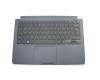 Keyboard incl. topcase DE (german) black/anthracite with backlight original suitable for Samsung NP900X3D