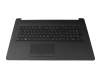 Keyboard incl. topcase DE (german) black/black (DVD) (Optics: Rough sample) suitable for HP 17-ca2000