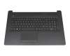 Keyboard incl. topcase DE (german) black/black (PTP/without DVD) suitable for HP 17-ca3000