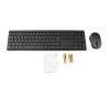 Keyboard incl. topcase DE (german) black/black (Wireless), incl. mouse, batteries original suitable for Acer Aspire C (C27-1655)