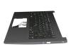 Keyboard incl. topcase DE (german) black/black original suitable for Acer Aspire 5 (A514-52K)