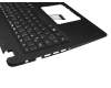 Keyboard incl. topcase DE (german) black/black original suitable for Acer Extensa 215 (EX215-51G)