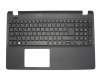 Keyboard incl. topcase DE (german) black/black original suitable for Acer Extensa 2519