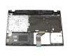 Keyboard incl. topcase DE (german) black/black original suitable for Acer TravelMate P2 (P257-M)
