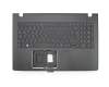 Keyboard incl. topcase DE (german) black/black original suitable for Acer TravelMate P2 (P259-MG)