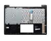 Keyboard incl. topcase DE (german) black/black original suitable for Asus F453MA