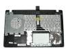 Keyboard incl. topcase DE (german) black/black original suitable for Asus X552EA