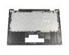 Keyboard incl. topcase DE (german) black/black original suitable for Emdoor YS13G