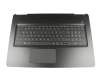 Keyboard incl. topcase DE (german) black/black original suitable for HP 15-bs100