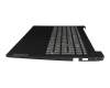Keyboard incl. topcase DE (german) black/black original suitable for Lenovo V15 G4 IRU (83A1/83CC/83GL)