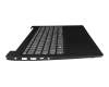 Keyboard incl. topcase DE (german) black/black original suitable for Lenovo V15 G4 IRU (83A1/83CC/83GL)