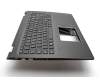 Keyboard incl. topcase DE (german) black/black original suitable for Lenovo Yoga 500-15ISK (80R6)