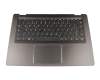 Keyboard incl. topcase DE (german) black/black original suitable for Lenovo Yoga 510-14IKB (80VB)