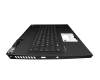 Keyboard incl. topcase DE (german) black/black original suitable for MSI GP76 10UE/10UG/10UH (MS-17K2)