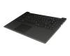 Keyboard incl. topcase DE (german) black/black original suitable for Medion Akoya E6245 (M15GUN)